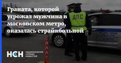 Граната, которой угрожал мужчина в московском метро, оказалась страйкбольной - nsn.fm - Москва
