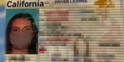 В США женщина получила водительское удостоверение с ее фотографией в маске для лица - nv.ua - США - шт. Калифорния