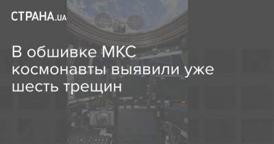 Сергей Рыжиков - В обшивке МКС космонавты выявили уже шесть трещин - strana.ua