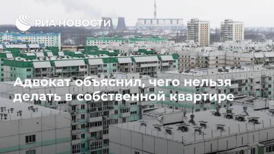 Надежда Ермолаева - Адвокат объяснил, чего нельзя делать в собственной квартире - ria.ru - Москва - Россия