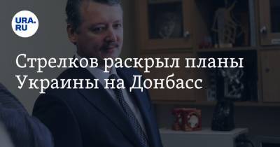Игорь Стрелков - Стрелков раскрыл планы Украины на Донбасс - ura.news - ДНР - ЛНР