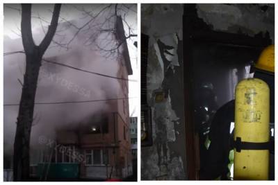 Пожар охватил многоэтажку в Одессе, видео ЧП: уже найдены тела людей - odessa.politeka.net - Одесса - Одесская обл.
