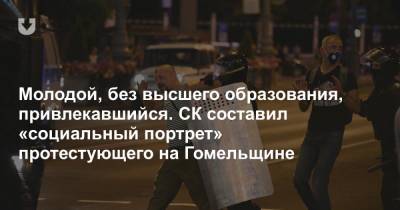 Молодой, без высшего образования, привлекавшийся. СК составил «социальный портрет» протестующего на Гомельщине - news.tut.by - Гомель - Гомельская обл.