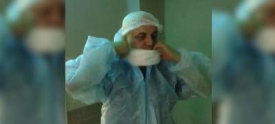 Врачи Медвежьегорской ЦРБ прислали видеокадры работы Шандаловича в "красной зоне" - stolicaonego.ru - Медвежьегорск - республика Карелия
