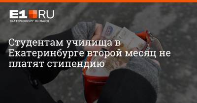 Артем Устюжанин - Студентам училища в Екатеринбурге второй месяц не платят стипендию - e1.ru - Екатеринбург - Свердловская обл.