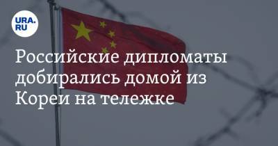 Российские дипломаты добирались домой из Кореи на тележке. Видео - ura.news - КНДР - Владивосток - Корея