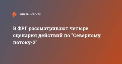 В ФРГ рассматривают четыре сценария действий по "Северному потоку-2" - ren.tv