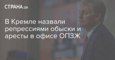 Владимир Путин - Дмитрий Песков - Илья Кивы - В Кремле назвали репрессиями обыски и аресты в офисе ОПЗЖ - strana.ua - Киев
