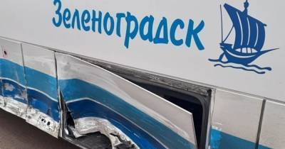Очевидцы — о ДТП с автобусом под Пионерским: водитель вовремя среагировал - klops.ru - Калининград