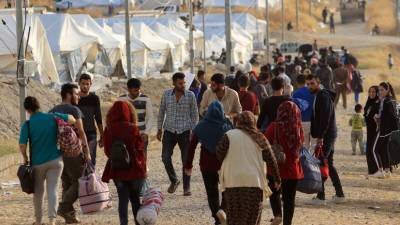 Вячеслав Сытник - ЦПВС: США продолжают удерживать беженцев в сирийском лагере «Эр-Рукбан» - russian.rt.com - Сирия