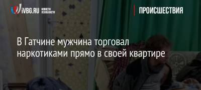 В Гатчине мужчина торговал наркотиками прямо в своей квартире - ivbg.ru - Ленинградская обл. - Санкт-Петербург