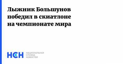 Александр Большунов - Лыжник Большунов победил в скиатлоне на чемпионате мира - nsn.fm