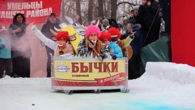 От «Каламбура» до коня Юлия: В Пензенской области прошел фестиваль креативных саней - riafan.ru - Пензенская обл. - Заречный
