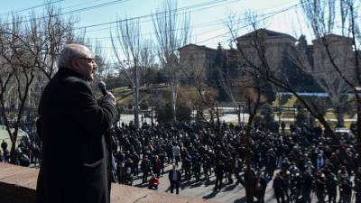 Никол Пашинян - Армен Саркисян - Вазген Манукян - Оник Гаспарян - Лидер армянской оппозиции исключил возможность гражданской войны - vesti.ru