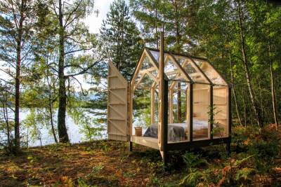 Вместо палатки: роскошная стеклянная кабина для отдыха на одном из остовов Швеции - 24tv.ua - Швеция