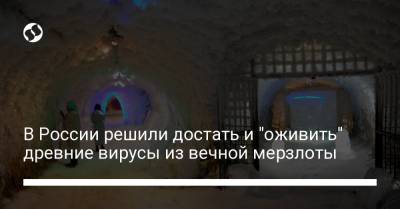 В России решили достать и "оживить" древние вирусы из вечной мерзлоты - liga.net - Санкт-Петербург - респ. Саха