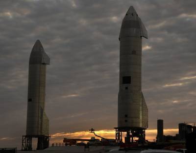 Прототип ракеты Starship компании SpaceX взорвался в ходе испытаний - m24.ru - Техас
