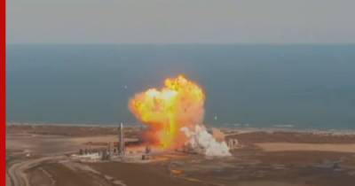 Прототип ракеты SpaceX взорвался на испытаниях: видео - profile.ru - Техас
