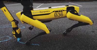 Робот "Boston Dynamics" научился прыгать через скакалку, рисовать мелом и управлять приборами - focus.ua - США - Boston