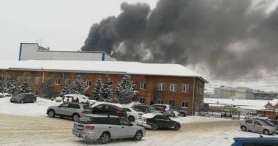 Площадь пожара в Красноярске выросла до 3,5 тысячи кв. метров - ren.tv - Красноярск