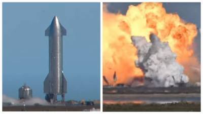 Илон Маск - Илон Маск - Взорвался корабль "Starship" Илона Маска, подробности и кадры новой неудачи: "Это безумие" - sport.politeka.net - США - Техас
