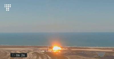 Еще один тестовый запуск прототипа Starship завершился взрывом. Корабль успешно взлетел, но не смог приземлиться - hromadske.ua - Техас
