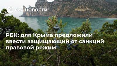 РБК: для Крыма предложили ввести защищающий от санкций правовой режим - ria.ru - Москва - Россия - Крым - Севастополь