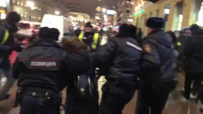 Алексей Навальный - В Петербурге на протестах в поддержку Навального в ночь со 2 на 3 февраля задержали 248 человек - piter.tv - Москва - Санкт-Петербург