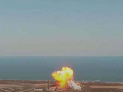 Илон Маск - Прототип корабля SpaceX для межпланетных путешествий взорвался во время испытательного полета - gordonua.com - США - Техас