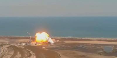 Взрыв прототипа ракеты SpaceX на испытаниях попал на видео - ruposters.ru - Техас