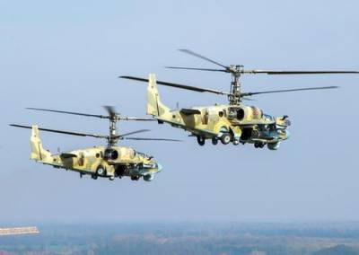 Вертолетный полк ЮВО получил 7 новых ударных геликоптеров Ка-52 «Аллигатор» - argumenti.ru - Ростовская обл.