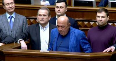 Владимир Зеленский - Партия кума Путина заявила о своем отношении к Зеленскому: Черт и фашистский дьявол - dsnews.ua