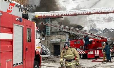 Александр Усс - Губернатор Александр Усс прибыл на место крупного пожара в Красноярске - fedpress.ru - Красноярск