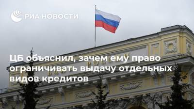 Елизавета Данилова - ЦБ объяснил, зачем ему право ограничивать выдачу отдельных видов кредитов - smartmoney.one - Россия