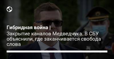 Виктор Медведчук - Иван Баканов - Гибридная война | Закрытие каналов Медведчука. В СБУ объяснили, где заканчивается свобода слова - liga.net