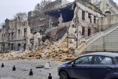 В Одессе третья за два дня авария: в исторической части обрушилось нежилое здание - kp.ua - Одесса - Греция - Михаил
