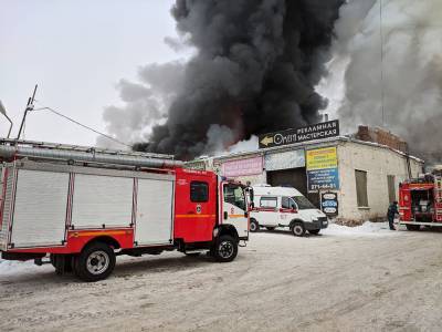 Появилось видео смертельного пожара в Красноярске - tvc.ru - Красноярск