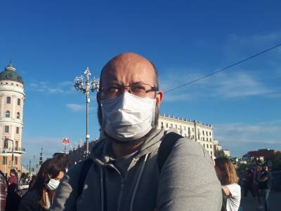 Илья Азар - Иван Сафронов - Леонид Соловьев - Журналисту Илье Азару выписали два протокола за нарушения на митингах, прошедших год назад - znak.com