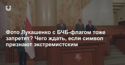 Фото Лукашенко с БЧБ-флагом тоже запретят? Чего ждать, если символ признают экстремистским - news.tut.by - Белоруссия