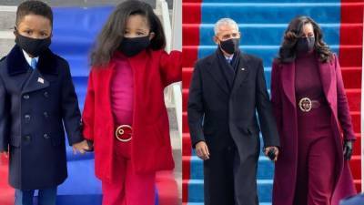 Барак Обама - Мишель Обама - Фото с детьми, которые повторили образ Обам с инаугурации Байдена, очаровали сеть - 24tv.ua - США - шт. Южная Каролина