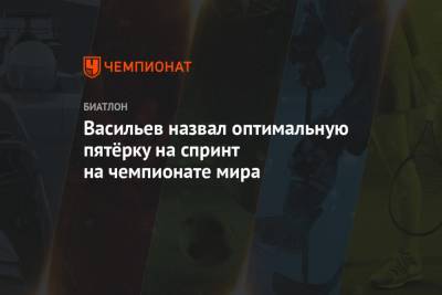 Александр Логинов - Дмитрий Васильев - Васильев назвал оптимальную пятёрку на спринт на чемпионате мира - championat.com