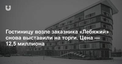 Гостиницу возле заказника «Лебяжий» снова выставили на торги. Цена — 12,5 миллиона - news.tut.by - Минск - Строительство