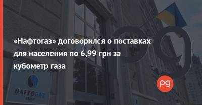 «Нафтогаз» договорился о поставках для населения по 6,99 грн за кубометр газа - thepage.ua