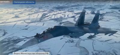 Парную дозаправку в воздухе отработали липецкие летчики (видео) - lipetskmedia.ru