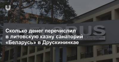 Сколько денег перечислил в литовскую казну санаторий «Беларусь» в Друскининкае - news.tut.by - Белоруссия - Литва