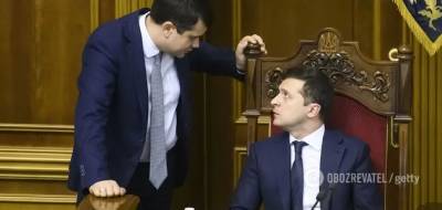 Владимир Зеленский - Дмитрий Разумков - Виктор Медведчук - Разумков рассказал о разногласиях с Зеленским - from-ua.com