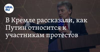 Владимир Путин - Алексей Навальный - Дмитрий Песков - В Кремле рассказали, как Путин относится к участникам протестов - ura.news - Москва