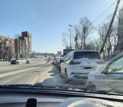 В Хабаровске места в очереди на автозаправку продают за ₽1000 из-за дефицита бензина - znak.com - Хабаровский край - Хабаровск