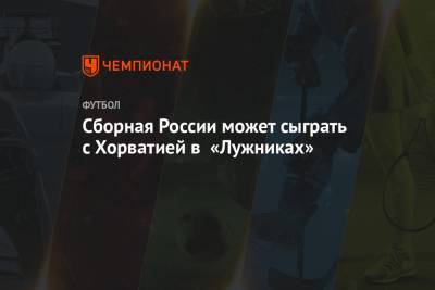 Андрей Панков - Александр Дюков - Сборная России может сыграть с Хорватией в «Лужниках» - championat.com - Москва - Хорватия