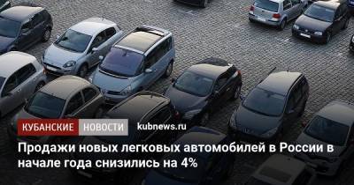 Томас Штэрцель - Продажи новых легковых автомобилей в России в начале года снизились на 4% - kubnews.ru - Россия